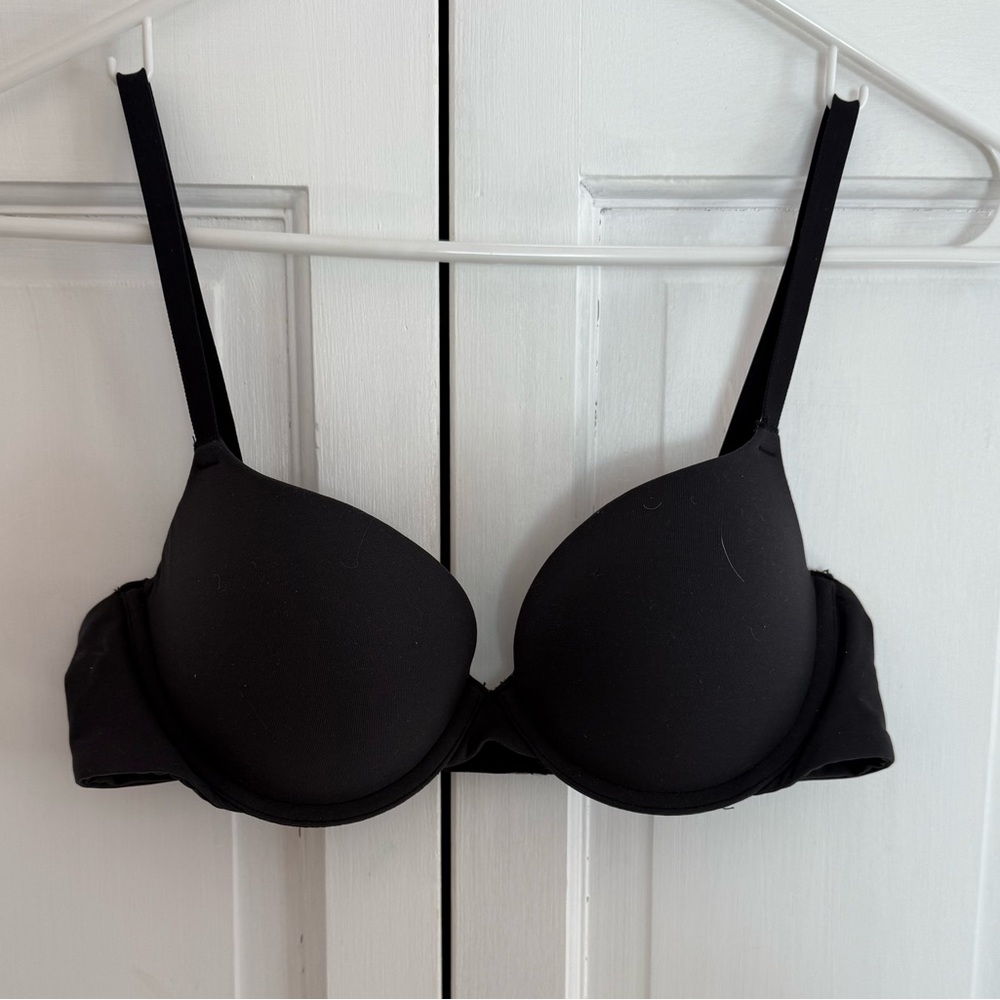SKIMS Black Push-Up Bra